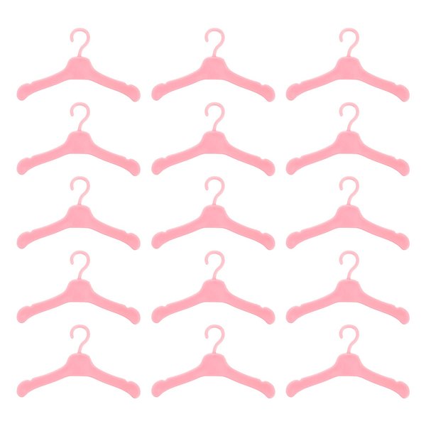 50pcs Doll Hanger Doll Clothes Rack Doll Clothes Holder Hangers for Doll Clothes Plastic Dolls Rack Doll Clothes Hangers Rack for Doll Clothes Doll Outfit Hangers Doll Outfit Rack