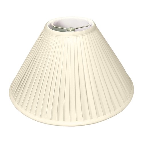 Royal Designs Coolie Empire Side Pleat Basic Lamp Shade, Beige, 5 x 14 x 9.5 (BS-727-14BG)