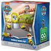 Paw Patrol, Big Truck Pups Rubble Action Figure with Clip-on Rescue Drone, Command Center Pod and Animal Friend Kids Toys Ages 3 and up