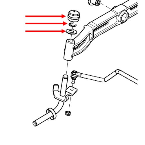 HD Switch 2 Pack Front Wheel Spindle Caster Washer, Cap Cover & E-Clip Snap Ring fits John Deere Scotts Sabre Tractor Mower M128102 M123254 R27434 for GY22252 GY21049BLE GY22251 GY21050BLE Spindles