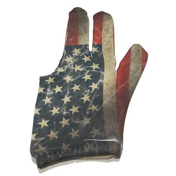 Triangle Dreamz Old Glory Billiard Glove (Left)