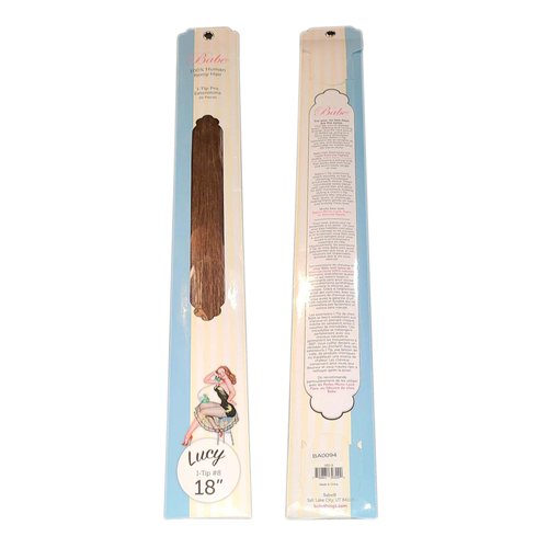 Babe I-Tip Pro 18 Inch Lucy #8 Hair Extensions 20 Pieces Straight Color