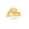 Yellow Hair Clip Headdress Fashion Hollow Shark Clip Cute Cheese Acetate Hair Claw Party for Beauty and Personal Care