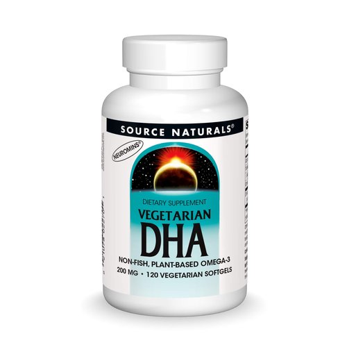 Source Naturals DHA - Neuromins, Non-Fish, Plant-Based Omega-3-120 Vegetarian Softgels