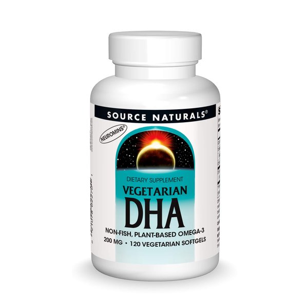 Source Naturals DHA - Neuromins, Non-Fish, Plant-Based Omega-3-120 Vegetarian Softgels