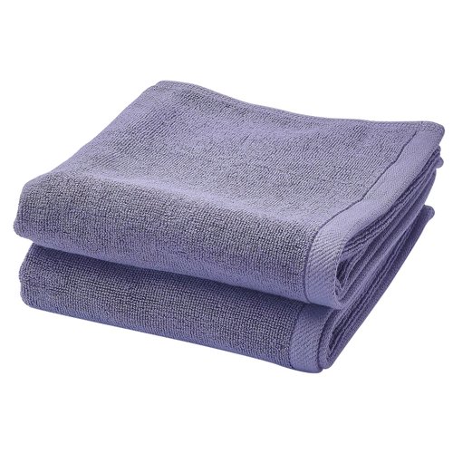 PERFEHAIR Salon Hand Towels (2-Pack, 16 X 27 Inches), 100% Cotton Barber Towels for Hair Salon, Hair Drying, Spa, Barber Shop, Gym, Shaving, Soft & Absorbent-Grey Blue