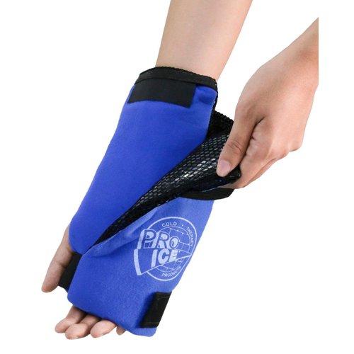 Pro Ice Hand & Wrist Cold Therapy Ice Wrap - Instant Relief Ice Pack Fit for Left & Right - Adjustable Straps, Long-Lasting Cooling - Universal Fit - Multipurpose & Reusable Use - 1 Ice Wrap Included