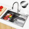 Sink Tap Hole Cover Kitchen Faucet Hole Cover Brushed Stainless Steel (1 to 1.6 Inch in Diameter) (1.10-1.60 inch)