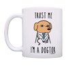 Veterinarian Gifts For Men Trust Me I'm a Dogtor Funny Dog Gifts 11oz Ceramic Coffee Mug