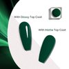 VENALISA Green Gel Nail Polish 1 Pcs Emerald Green Dark Green Color Gel Polish Soak Off UV Gel DIY at Home Manicure Salon Nail Art For Girls Women