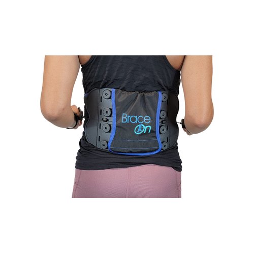 Universal LSO Back Brace, Medical-Grade Compression Belt for Men & Women, Support for Chronic Pain & Spinal Stenosis, Adjustable Style Fits Size Small-4XL, by BraceOn