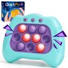 AOTIBO Fast Push Machine Light Up Fidget Toys for Kids Adults, Handheld Game for Kids 3-12, Quick Push Bubble Stress Toy, Sensory Toys Travel Games, Xmas Birthday Gifts for Boys Girls (Blue - Purple)
