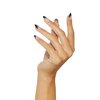 KISS Voguish Fantasy Press On Nails, Nail glue included, Magnifique', Black, Medium Size, Almond Shape, Includes 28 Nails, 2g glue, 1 Manicure Stick, 1 Mini File