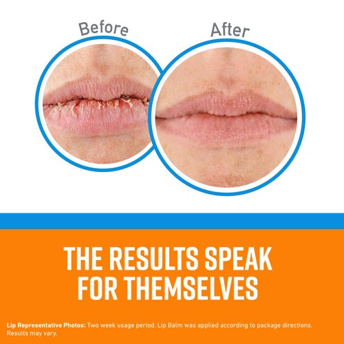 O'Keeffe's Cooling Relief Lip Repair Lip Balm for Dry, Cracked Lips, Stick, (Pack of 3)