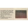 Louise Maelys 2pcs Sandalwood Wide Tooth Hair Combs Moon Shape Wooden Comb for Curly Hair