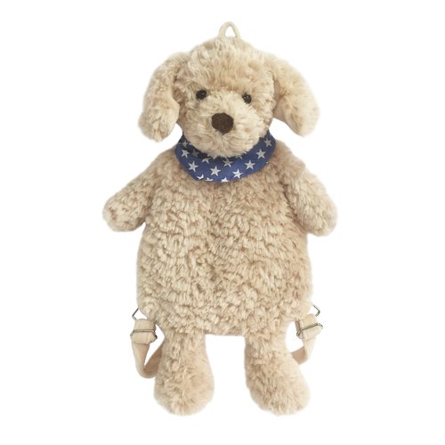 MON AMI Bentley Goldendoodle Soft Plush Backpack – 21”, Toddler Backpack for Boys Girls, Kids Everyday Travel Backpack, Adjustable Straps, Ideal Gift for Christmas