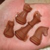 2Pcs Chess Piece Chocolate Candy Molds, International Chess Silicone Mold Epoxy Resin Craft Casting Fondant Paper Clay Wax Melt Mold