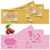Sulily 30 Pairs Lip Mask & Under Eye Mask,24K Gold Gel Crystal Collagen Eye Patches, Cherry Lip Masks Skincare,Moisturizing& Reducing Reducing Fine Lines & Dark Circle for Puffy Eyes
