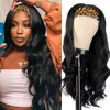 SUPERLOOK Hair Band, 6PCS Elastic Leopard Print Bands for Wig Edges, Wig Holding Band for Wigs Edge Wrap, Adjustable Velcro Wig Band, Ultra-fine Polyester Fiber and High Elastic Latex