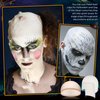 Syhood 4 Packs Halloween Bald Caps Makeup Latex Bald Head Wig Cap Bald Hat Costume Accessories for Women Men Adults(White, Beige)