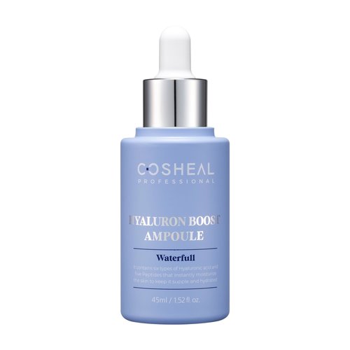 COSHEAL Hyaluron Boost Ampoule 1.52 fl. oz. I Hydrating & Plumping Serum with Hyaluronic Acid, Pairs Well with Vitamin C & Retinol Serum, Non-greasy, Hypoallergenic