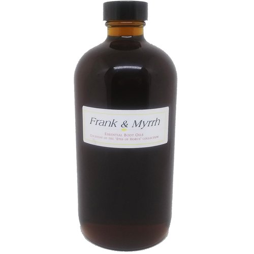 Frankincense & Myrrh Scented Body Oil Fragrance [Regular Cap - Brown - 16 oz.] - ID#5064