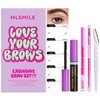 AKARY Eyebrow Trimmer & Brow Set for Eyebrows Makeup, Natural Bushy Eyebrow Makeup Kit, with 2-in-1 Building Brow, Detailing Pencil, Tinted Eyebrow Mascara, Eyebrow Trimmer and Eyebrow Stencil, Set C