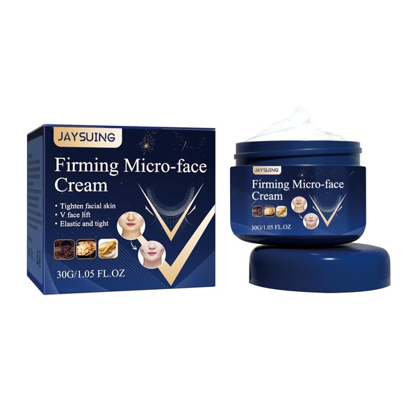 OFOCASE Firming V-cream, anti-aging moisturizer, 30 g, face tightening, repair, prevention of double chin, tightening, lifting, calming, improvement of facial care of chewing muscles