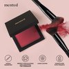 Mented Cosmetics Made in Italy, Cruelty Free Makeup, Vegan, Paraben Free, Shimmer Cheek Blush Palette for Face, Powder Face Blush for Women with Vitamin E, 0.2oz/7g, Berried Away