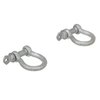 Seachoice Galvanized Anchor Shackle, 1/4 in, 1,100 Lbs. Max Load, Pack of 2 Grey