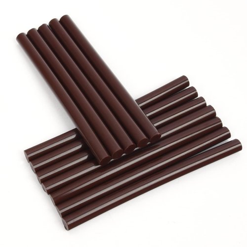 NEITSI 12Pcs Keratin Glue Sticks for Hair Extensions,Professional Hot Melt Glue Stick,Hair Adhesive Keratin Gun Bond Glue Stick for DIY Project (Brown)
