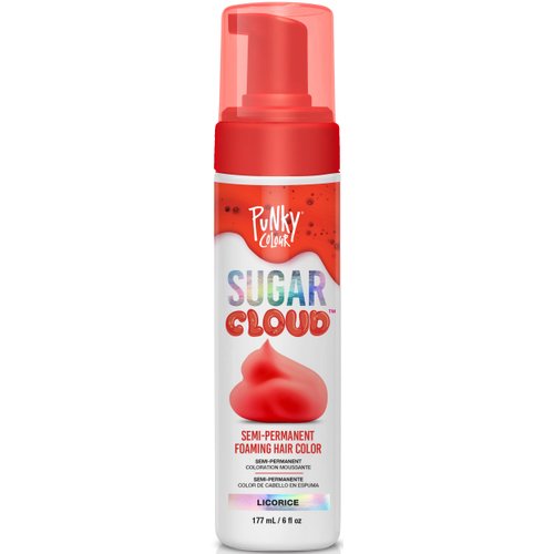 Punky Sugar Cloud, Semi-Permanent Foaming Hair Color, Licorice, 6 fl oz.