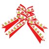 Christmas Owl Equestrian Hair Bows-Available on French Barrette, Alligator Clip (4" tail length, French barrette)