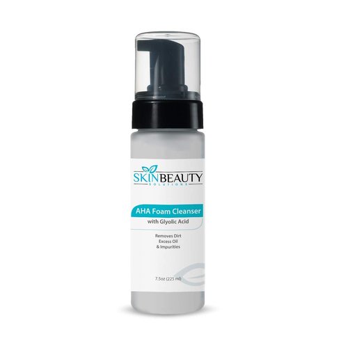 AHA Glycolic Acid Foam Cleanser Wash 7.5 oz- Oily Skin