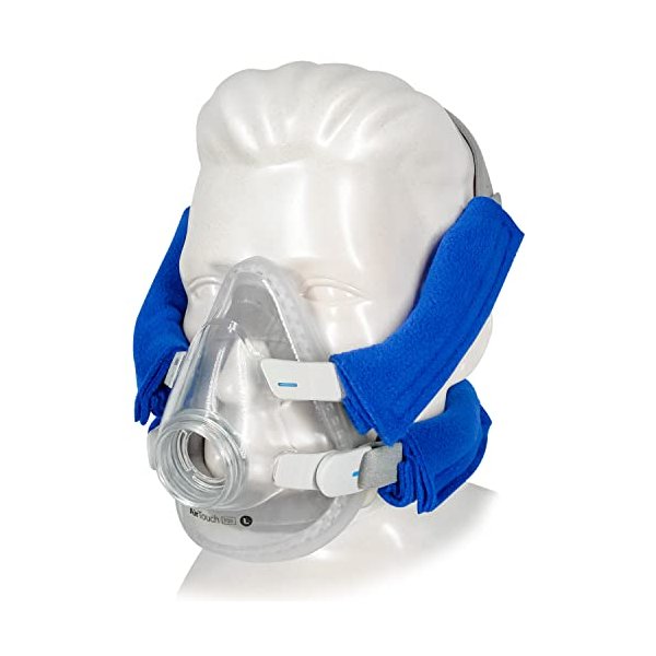 resplabs CPAP Strap Covers | Compatible with Most Full Face and Nasal CPAP Mask Headgear | Universal | 4 Pack