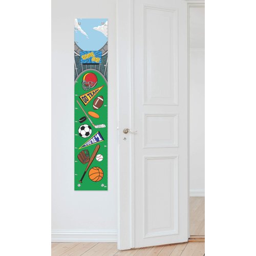 Kid Room Decor Kid Growth Chart Sports Theme Gifts for Boys Child Measurement Chart Growth Chart