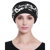 Long Band Head Wrap for Chemo Hair Loss Girls White Black
