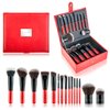 SHANY Makeup Brushes Vanity Vox- 15 Pc Premium Cosmetics Brush Set with Stylish Makeup Brush Storage Box and Brush Stand