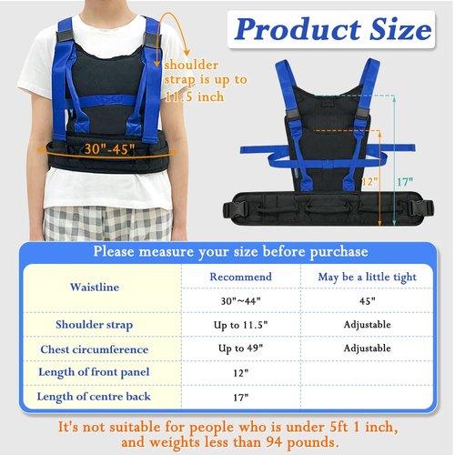 Gait Belt for Seniors Transfer Belt Gait Belt with Handles Lift Standing Aids & Supports Physical Therapy Belt Walking Patient Parkinson, Pediatric Elderly Aids for Living