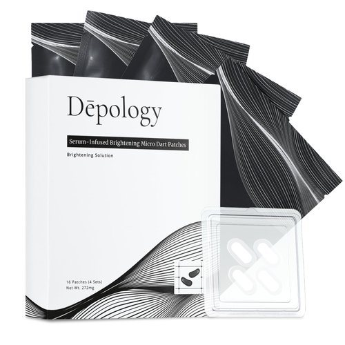 Depology Serum-Infused Micro Dart Patches | 12 Pairs Eye Mask | Under Eye Patches for Wrinkles | Fine Lines | Hydrating Eye Mask with Peptides | Amino Acids | and Synthesized Molecules