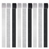 Black White Silver Party-Decorations Streamers - 9 Rolls Graduation Men Boys Birthday Crepe Tissue Paper Streamer Banner, Wedding Baby Bridal Shower New Years Garland Decor Panduola