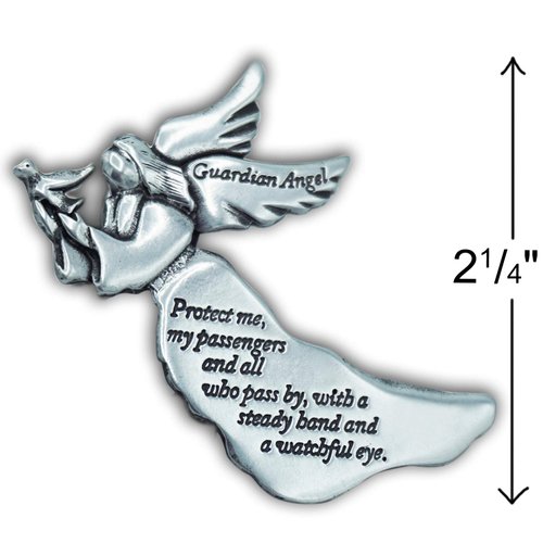 Cathedral Art (Abbey & CA Gift Guardian Angel Sun Visor Clip, Multicolored