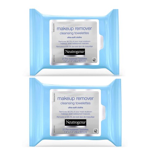Neutrogena Makeup Remover Cleansing Towelettes 21 ea (Pack of 2)