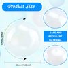 Octaday 14 Pack 16 Inch Inflatable Clear Beach Ball Transparent Beach Ball Swimming Pool Balls for Kids Adults Summer Beach Pool Party Favors