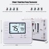 Heagstat H725 5/1/1 Day Programmable Heat Pump Thermostat, 2 Heat/1 Cool DIY Instal, with 4.5 sq. Inch Display