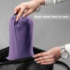 Sleeping Bag Liner, Travel & Camping Sheet for Adults, Lightweight and Compact Insert with Velcro - Comfortable Sleep Liners for Traveling, Hotel and Camping (Purple)