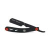Generic Black and Red Cool Engraved Shaving Barber and Salon Straight Edge Razor - Easy Shaving - Lightweight Folding Razor, In Picture