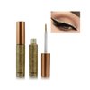 Hacaus Liquid eyeliner set Glitter Liquid Eyeliner Waterproof Shimmer Silver Gold Metallic Colorful Eyeliners Eyeshadow Makeup 1PCS #06