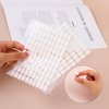 600 Pcs False Tip Double Sided Adhesive Tapes Double Sided Tapes for Nail Art Holder Nail Art Display Tapes Pre-cut Nail Display Strips for Nail Art Holder Nail Display Book