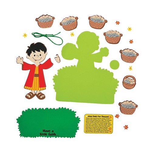 Feeding The 5000 Sign Craft Kit- Makes 12